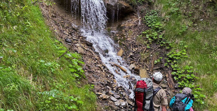 Wasserfall im Hinteren Lauterbrunnental