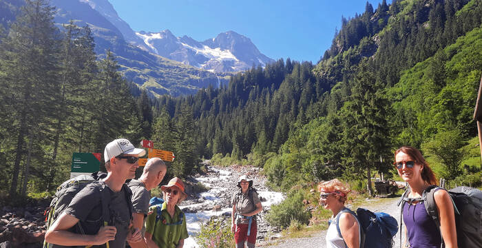 Panoramabild auf der Exkursion