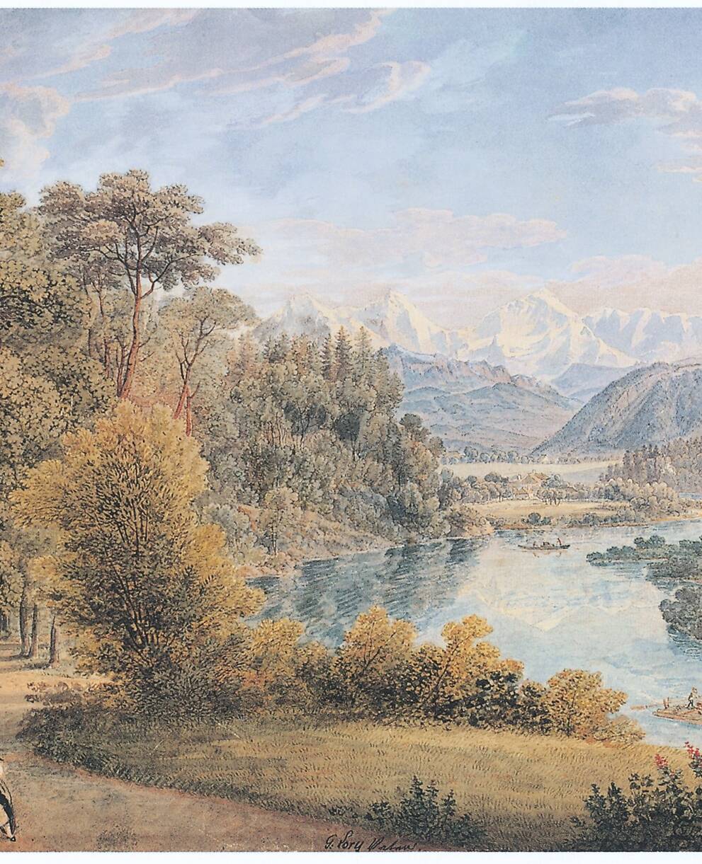 Die Aarelandschaft im 16. Jahrhundert